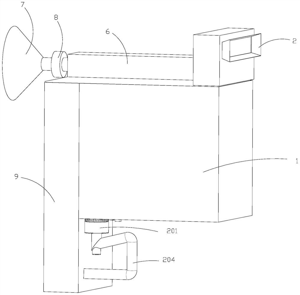 A dust purification device