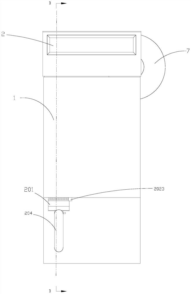 A dust purification device