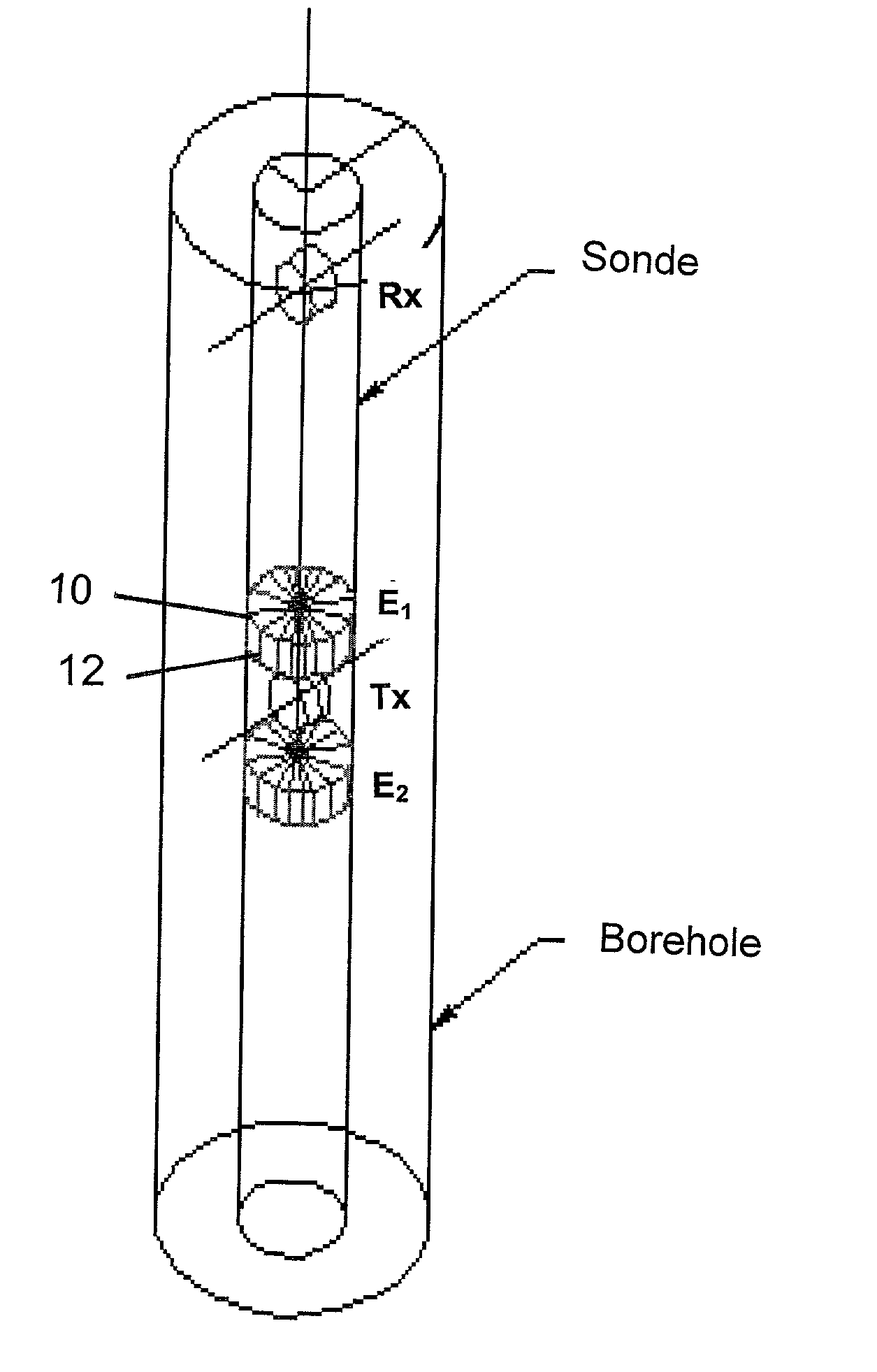 Method and apparatus for cancellation of borehole effects due to a tilted or transverse magnetic dipole