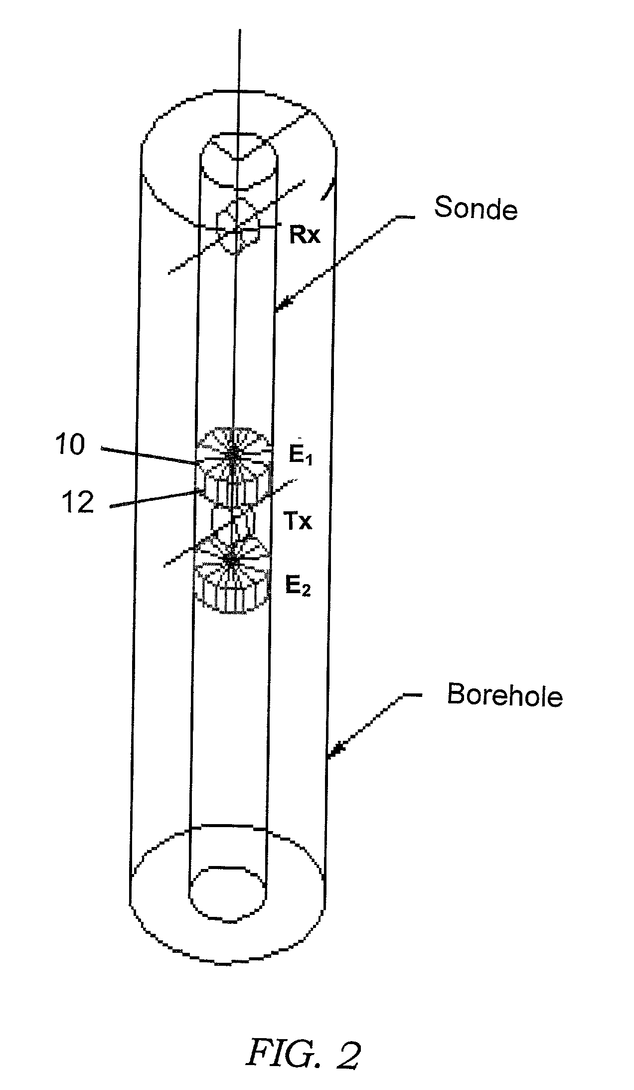 Method and apparatus for cancellation of borehole effects due to a tilted or transverse magnetic dipole