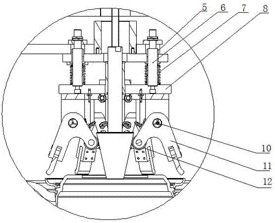 A tire press machine