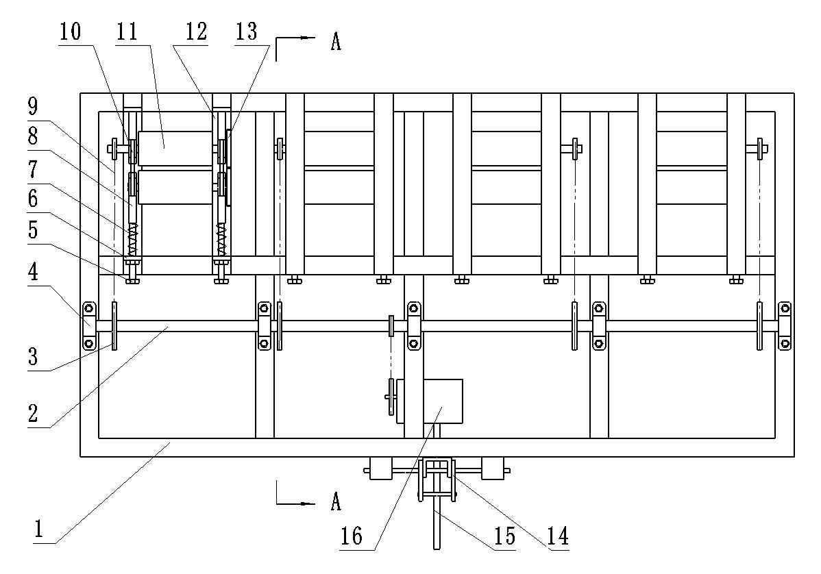 Drip irrigation tape withdrawing machine