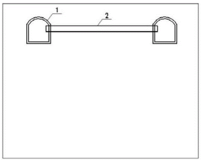 Transverse tunnel cover method for shallow-buried underground excavation large underground space construction