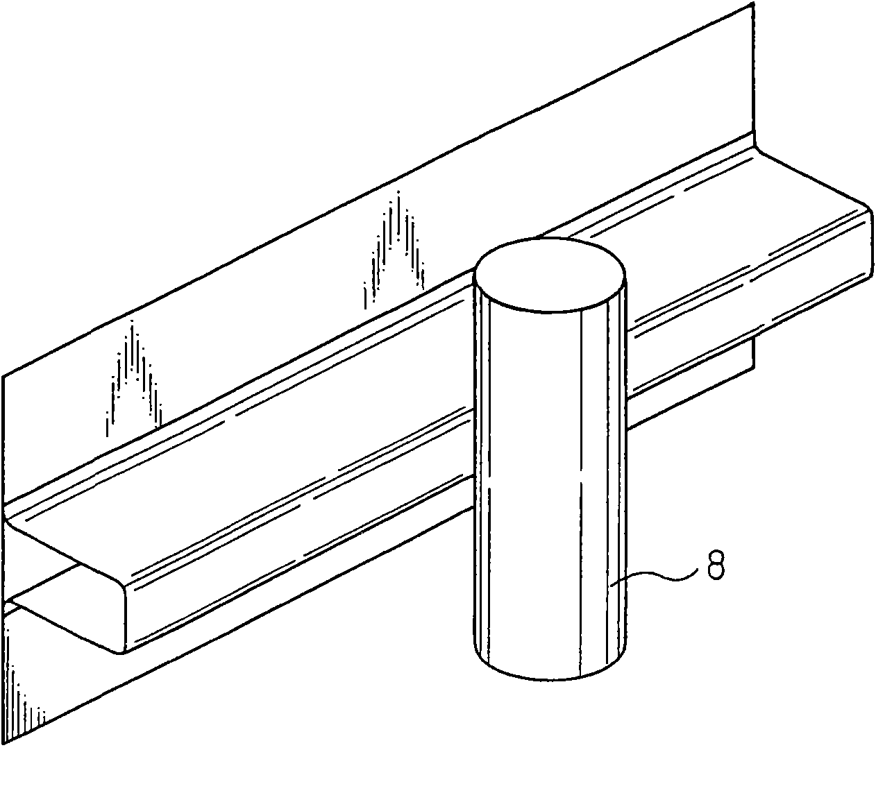 Vehicular metal absorber, vehicular bumper system, vehicular bumper absorber, and automobile bumper system