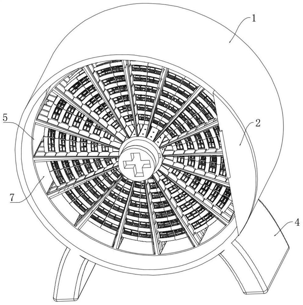 Mechanical part cleaning device for mechanical design and manufacturing and cleaning method thereof