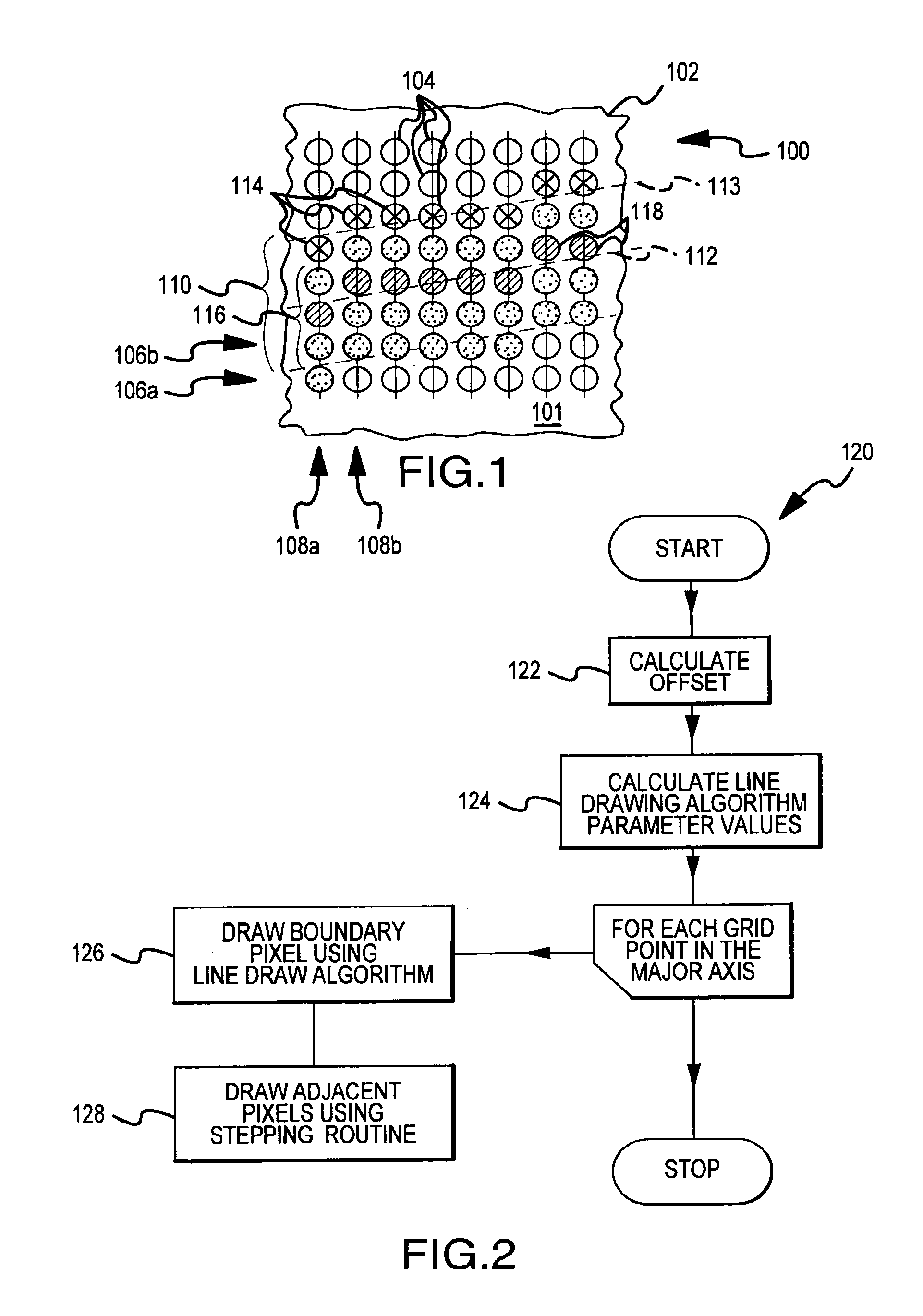 Method and apparatus for drawing thick graphic primitives