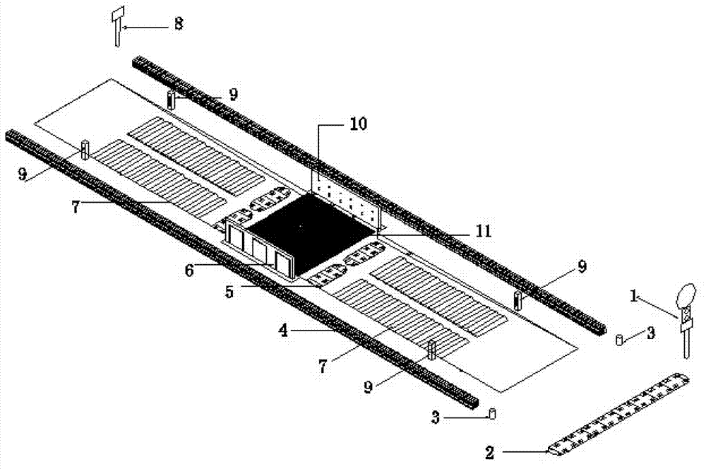 Novel intelligent water-saving car washing system and applied technology thereof