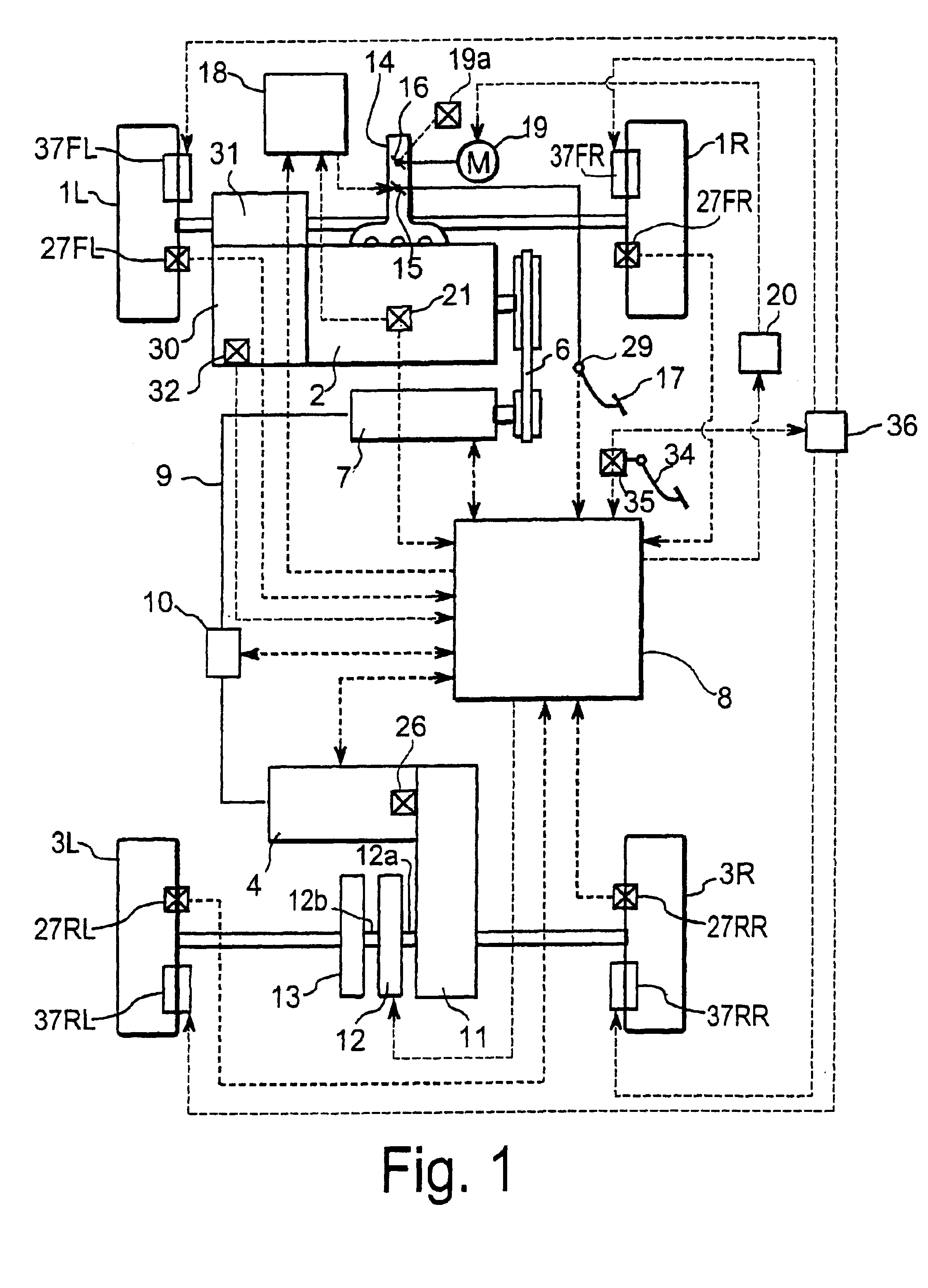 Vehicle driving force control apparatus