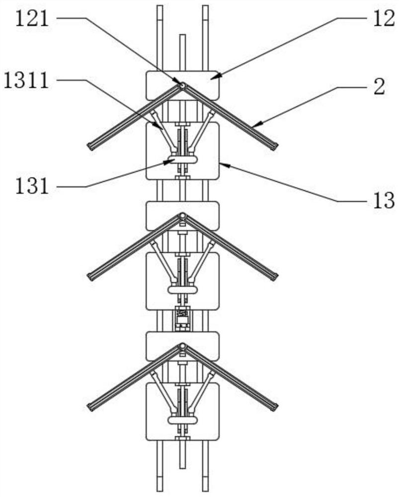 Adjustable construction device for mining underground grooving