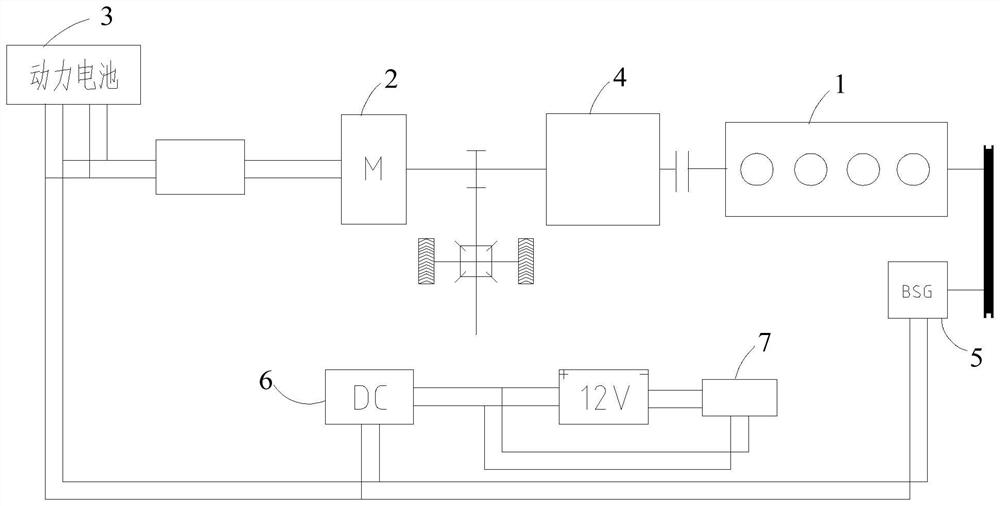 Hybrid electric vehicle and its upshift control method and system