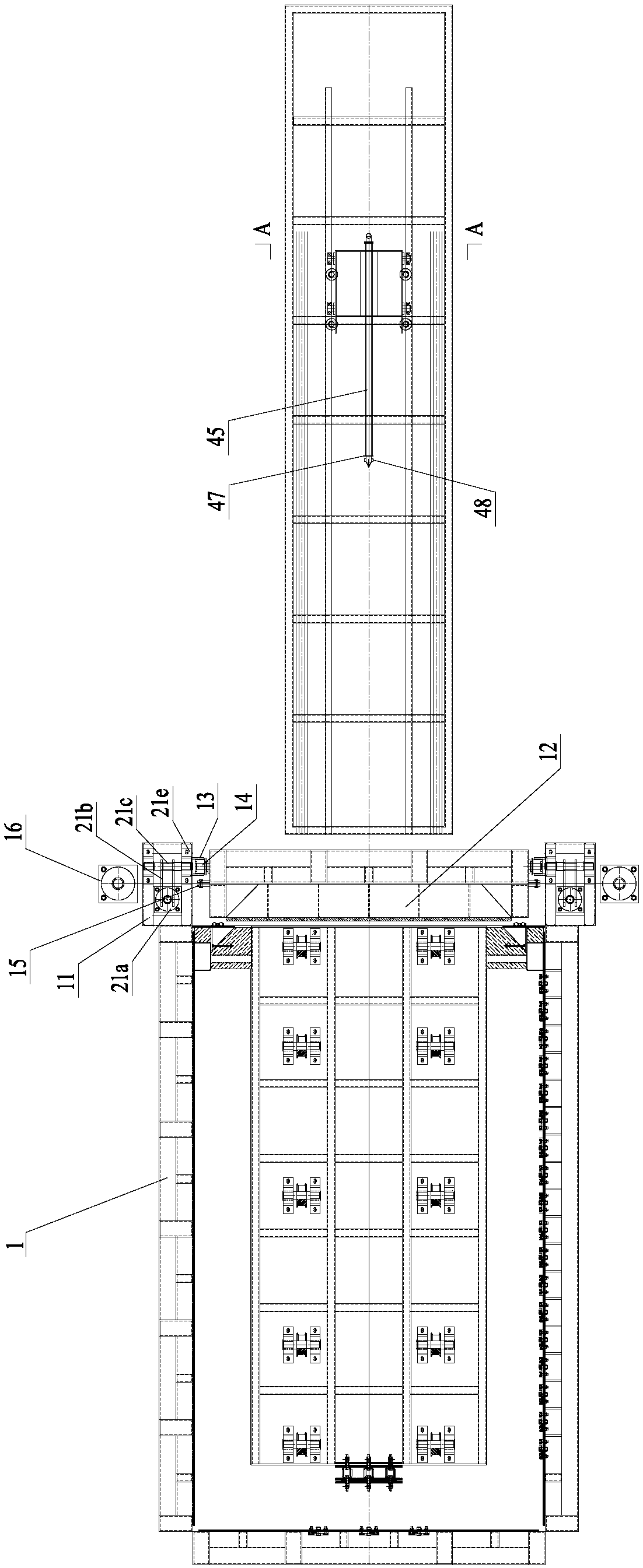 Automatic intelligent efficient energy-saving all-fiber car type vacuum annealing furnace