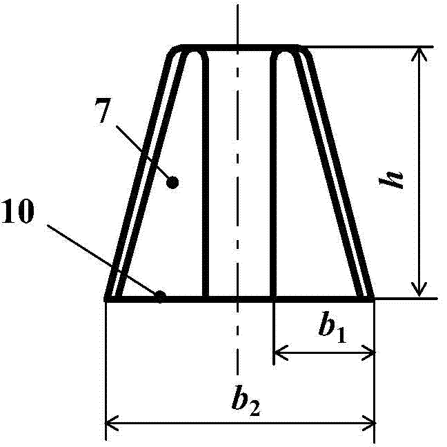 Water turbine draft tube with vortex restraining function