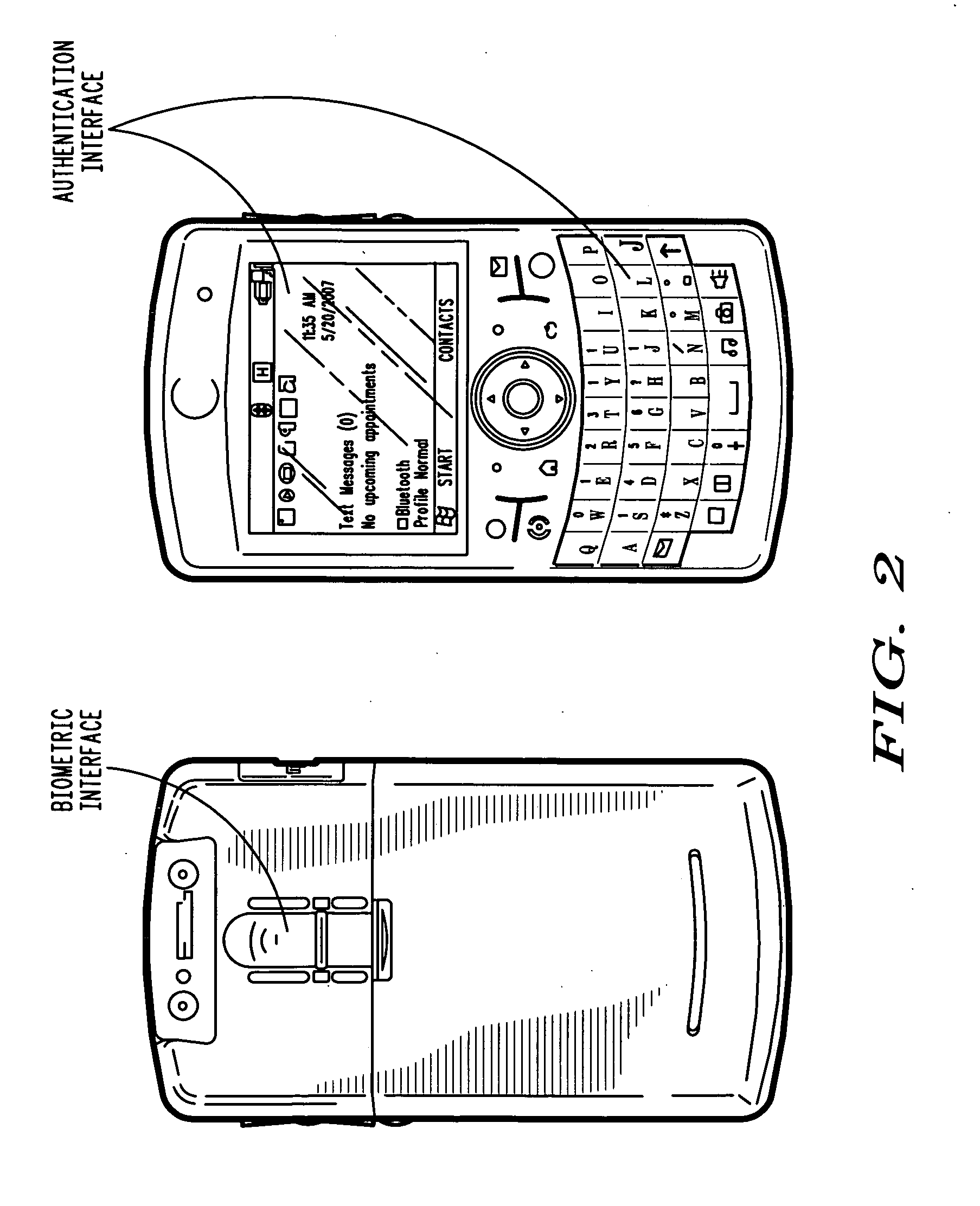 Biometric authentication based upon usage history