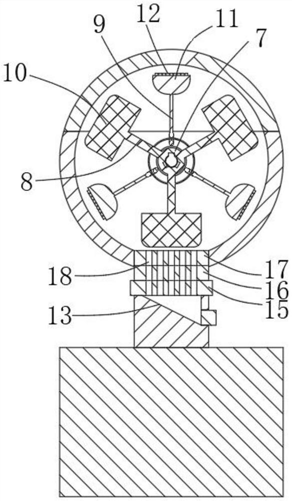 Secondary impact type traditional Chinese medicine pulverizer with three layers of impact plates