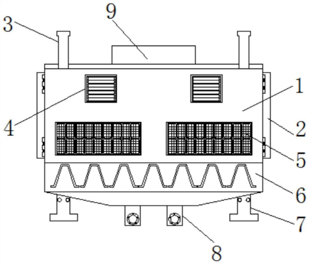 A germ killing and environment control breeding house applied to swine flu epidemic prevention