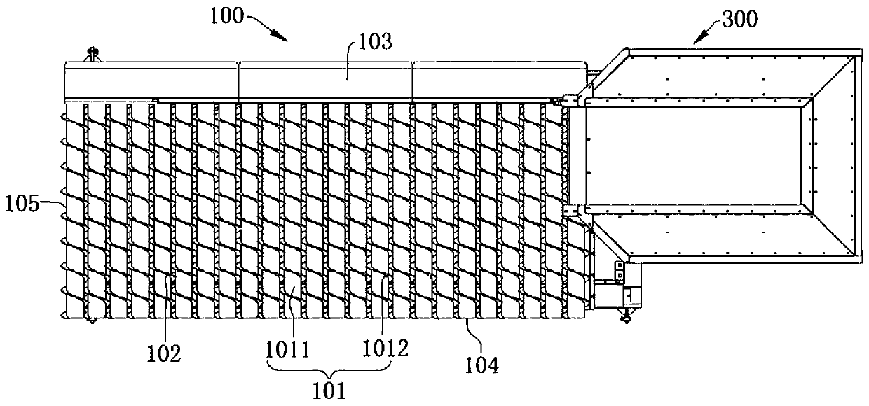 Technological method and system for treating construction waste