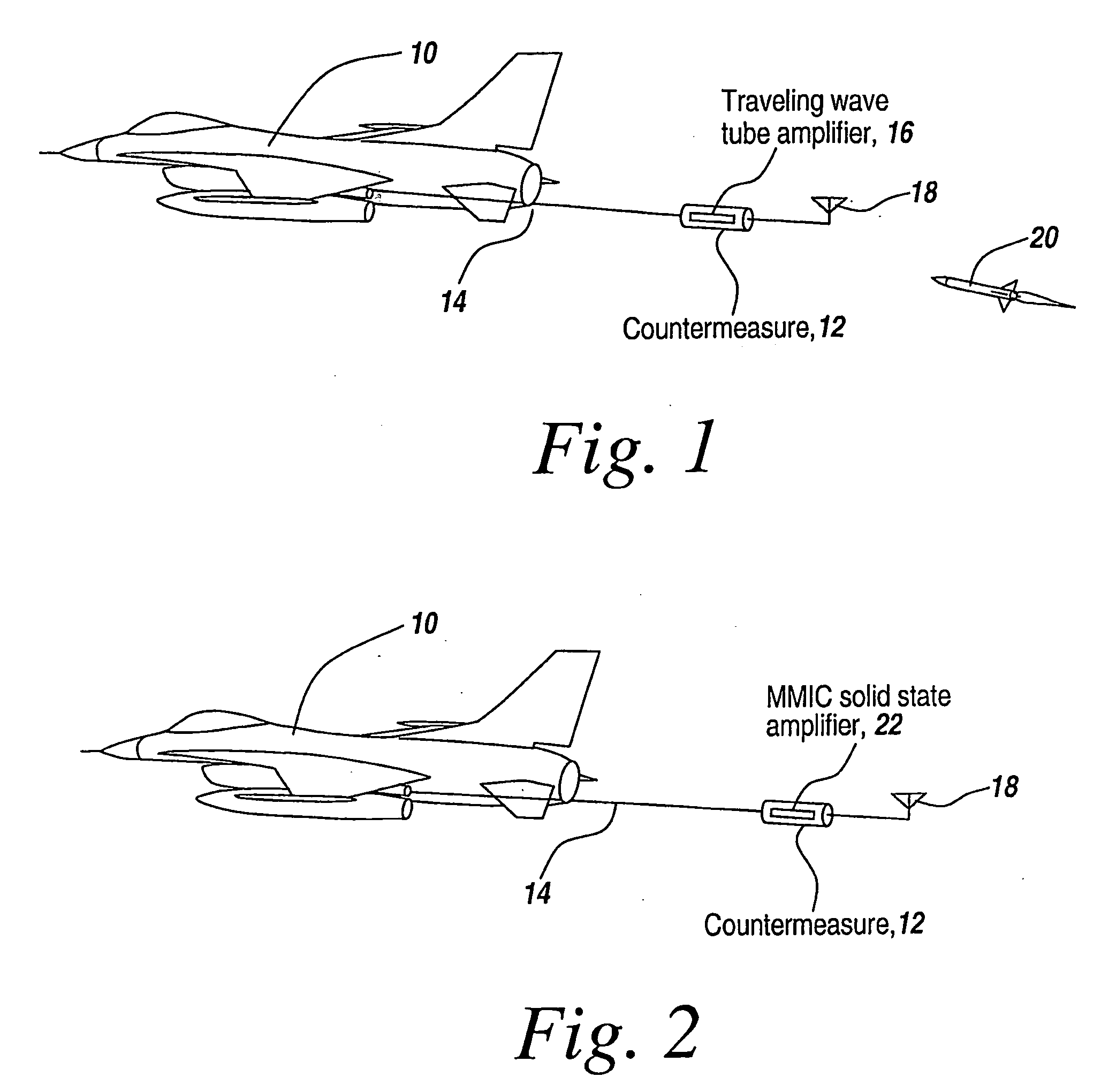 Solid-state ultra-wideband microwave power amplifier employing modular non-uniform distributed amplifier elements