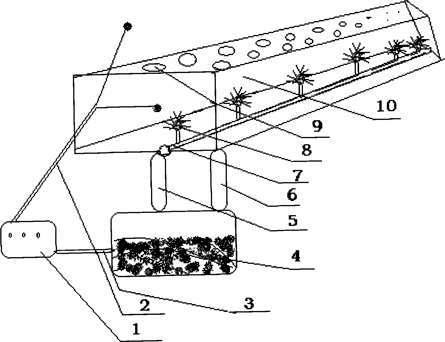 Brand-new greenhouse soilless culture-fog culture technology