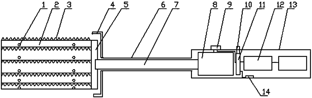 A hand-held electric fish scale scraper