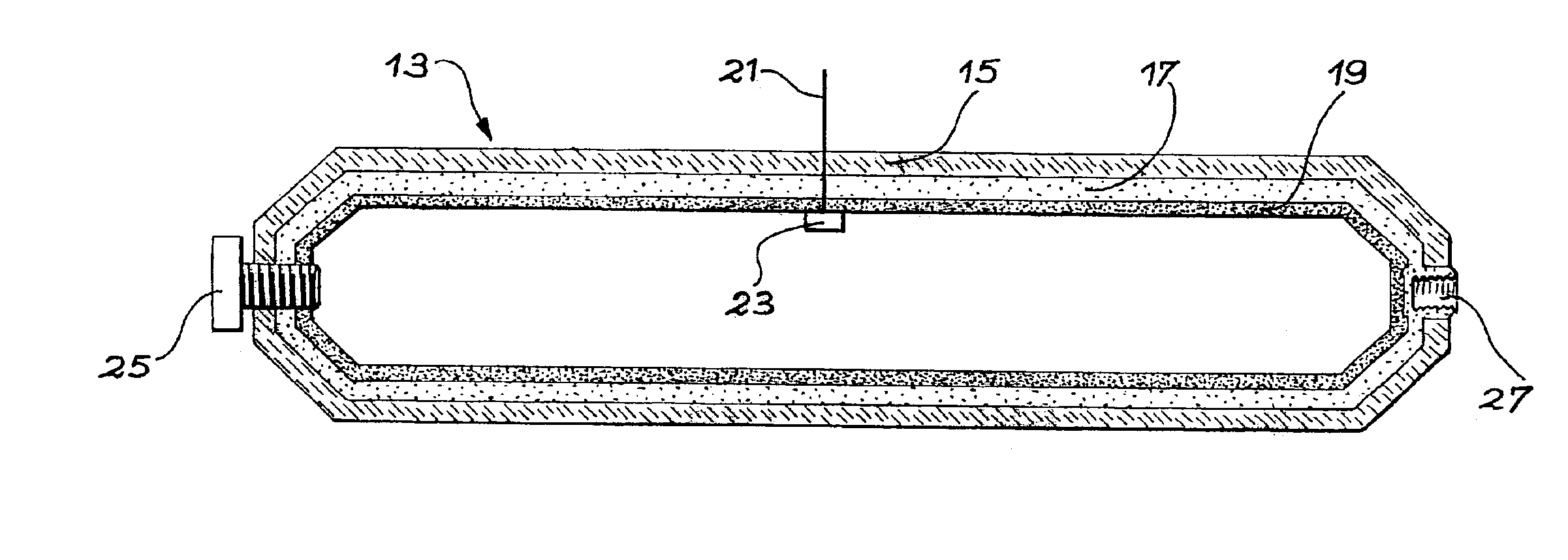 Multilayer thermoplastic structure for gas tank