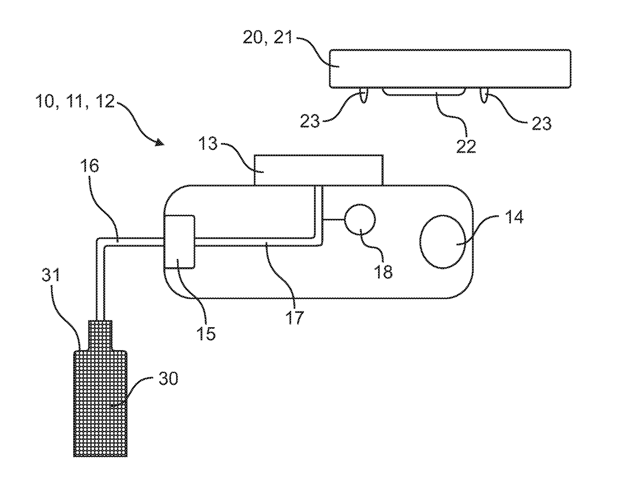 Method for operating a test station for portable gas-measuring devices as well as test station for portable gas-measuring devices