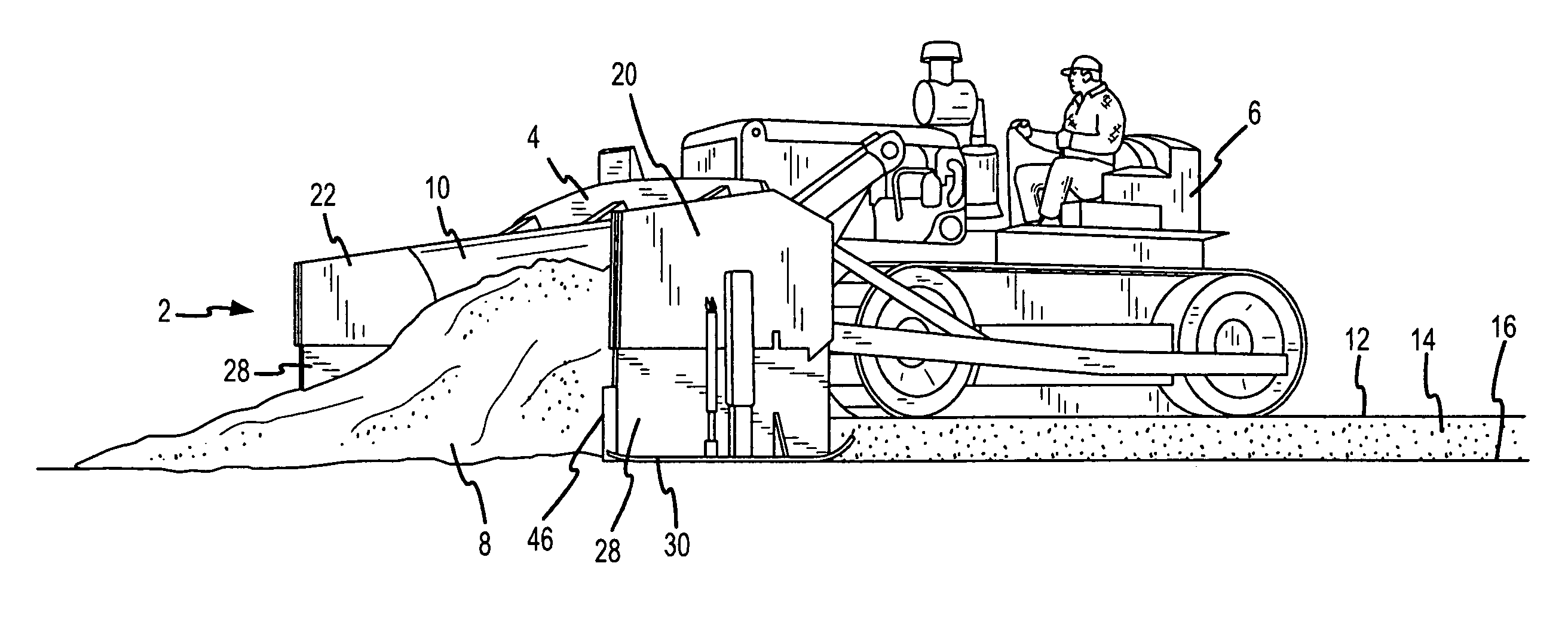 Road grader/spreader