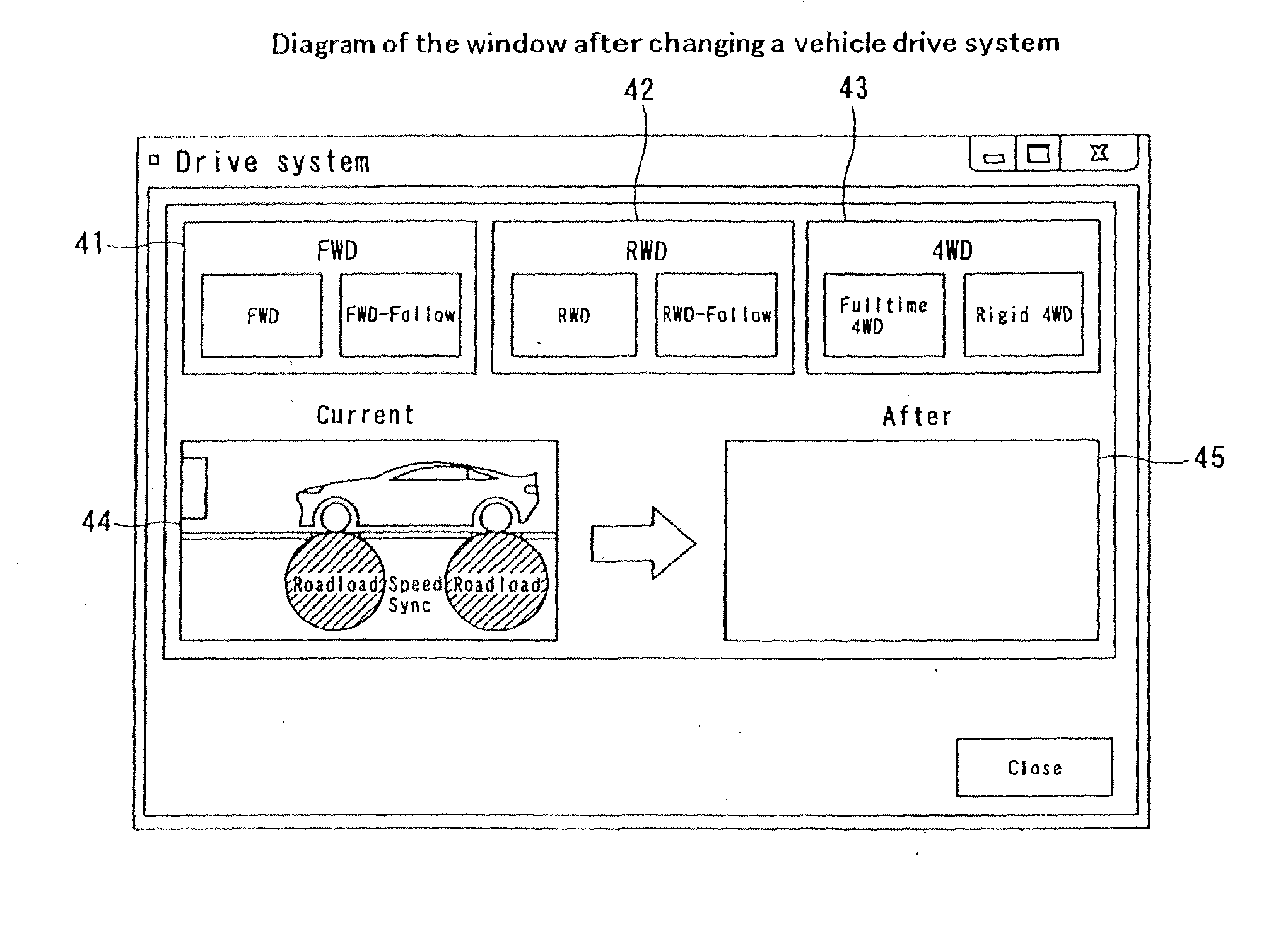 Operation display device of chassis dynamometer system