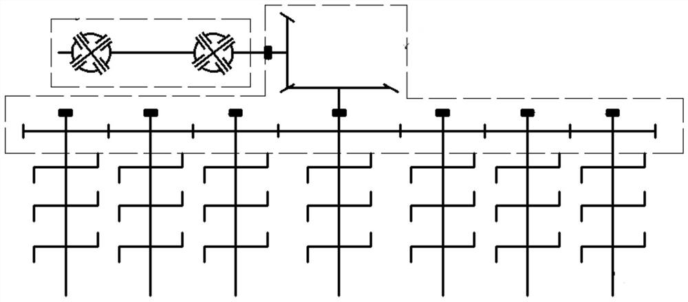 A vertical deep rotary tillage combined operation device for fertilization and seeding