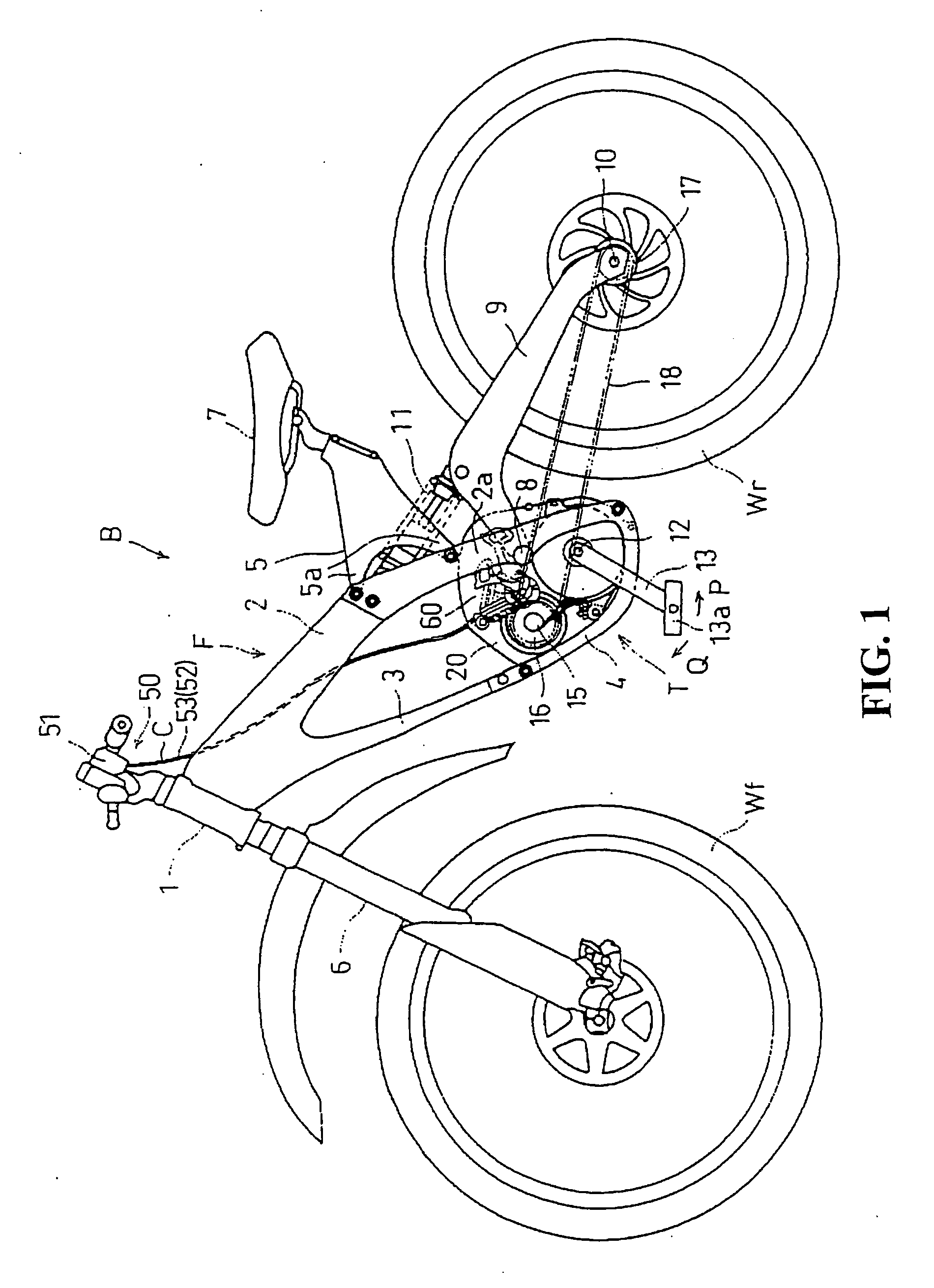 Arrangement structure of speed-change cable