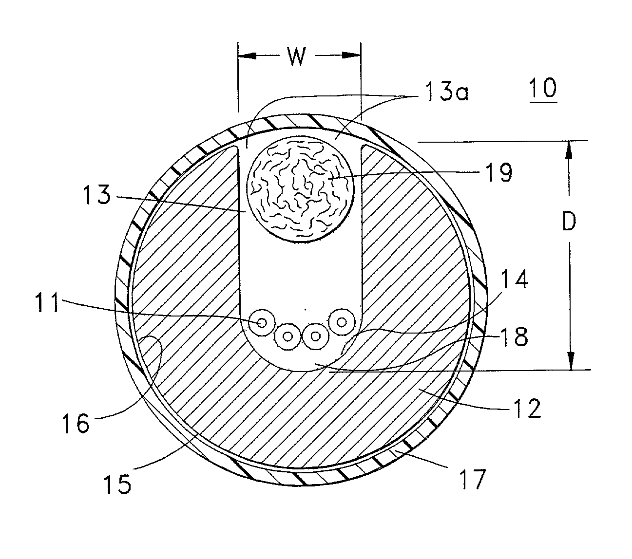 High strength fiber optic cable