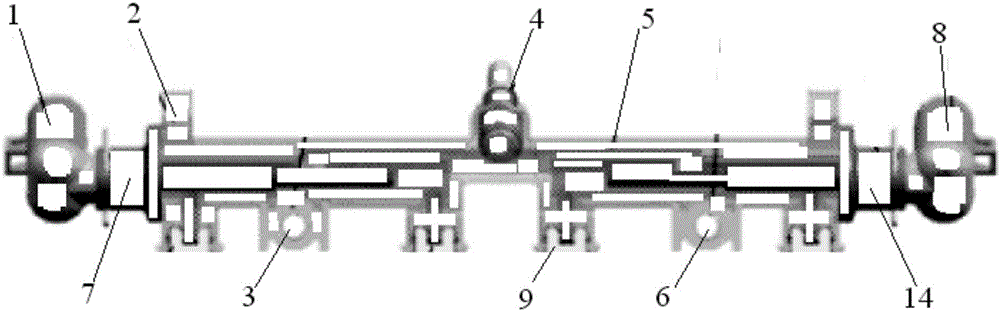 Fuel rail assembly of gasoline engine