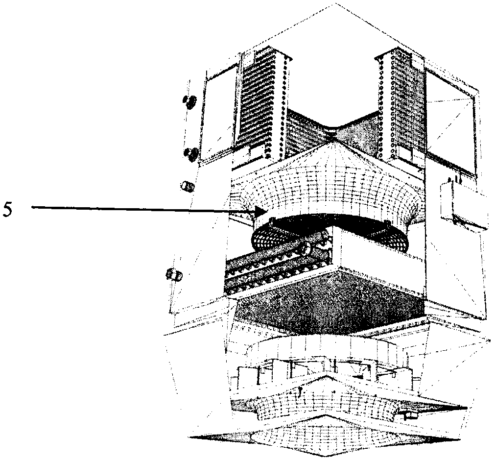 Mode of removing dust by vibrating filter screen in beating manner with aid of reverse blowing