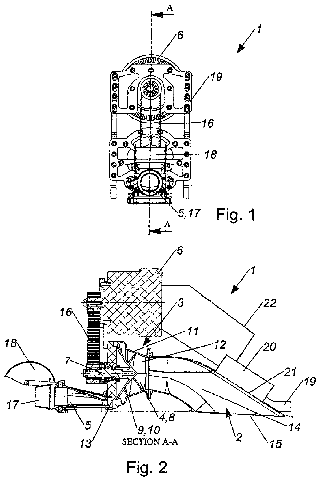 Waterjet propulsion system and watercraft having a waterjet propulsion system