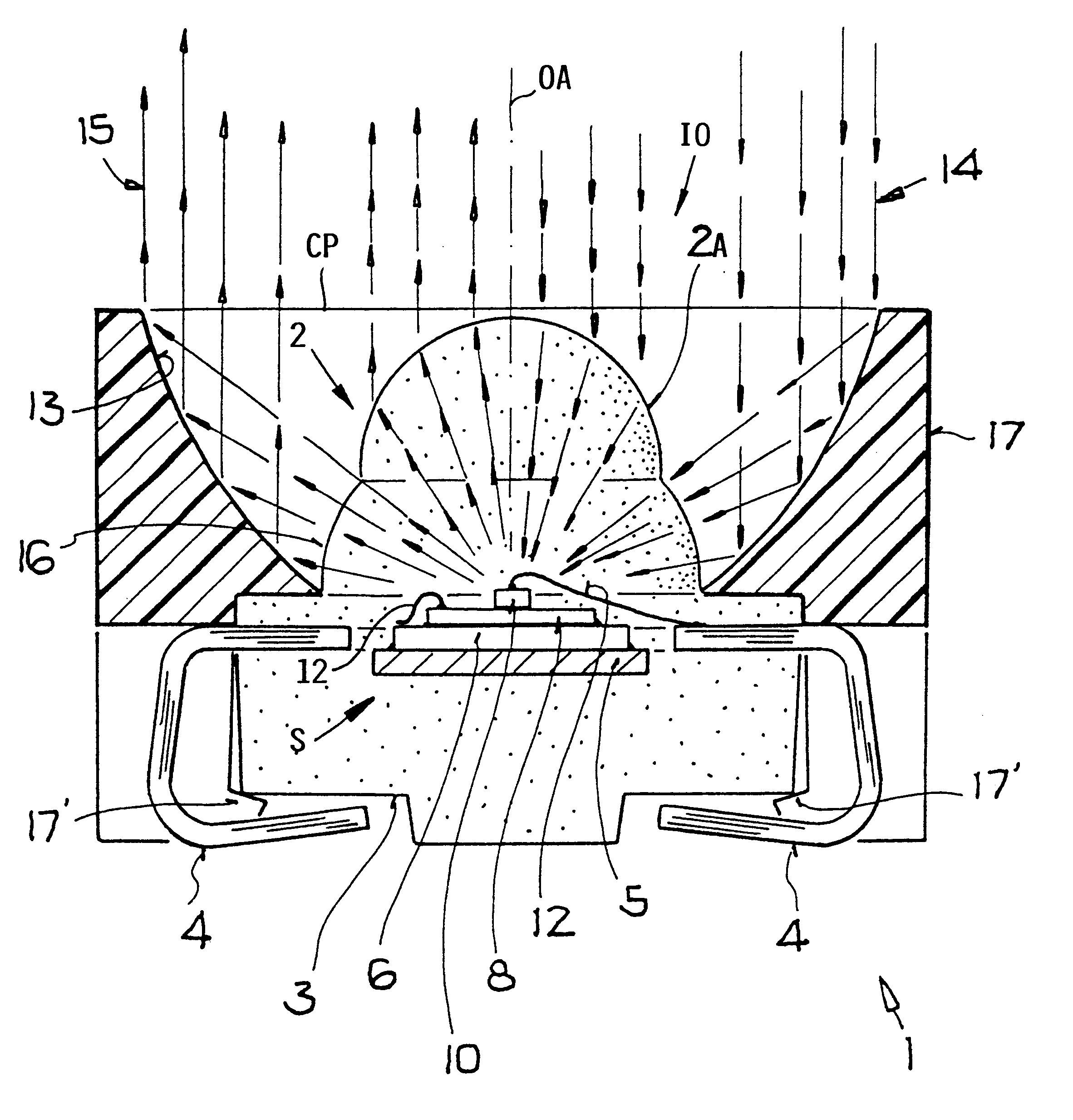 Component for optical data transmission