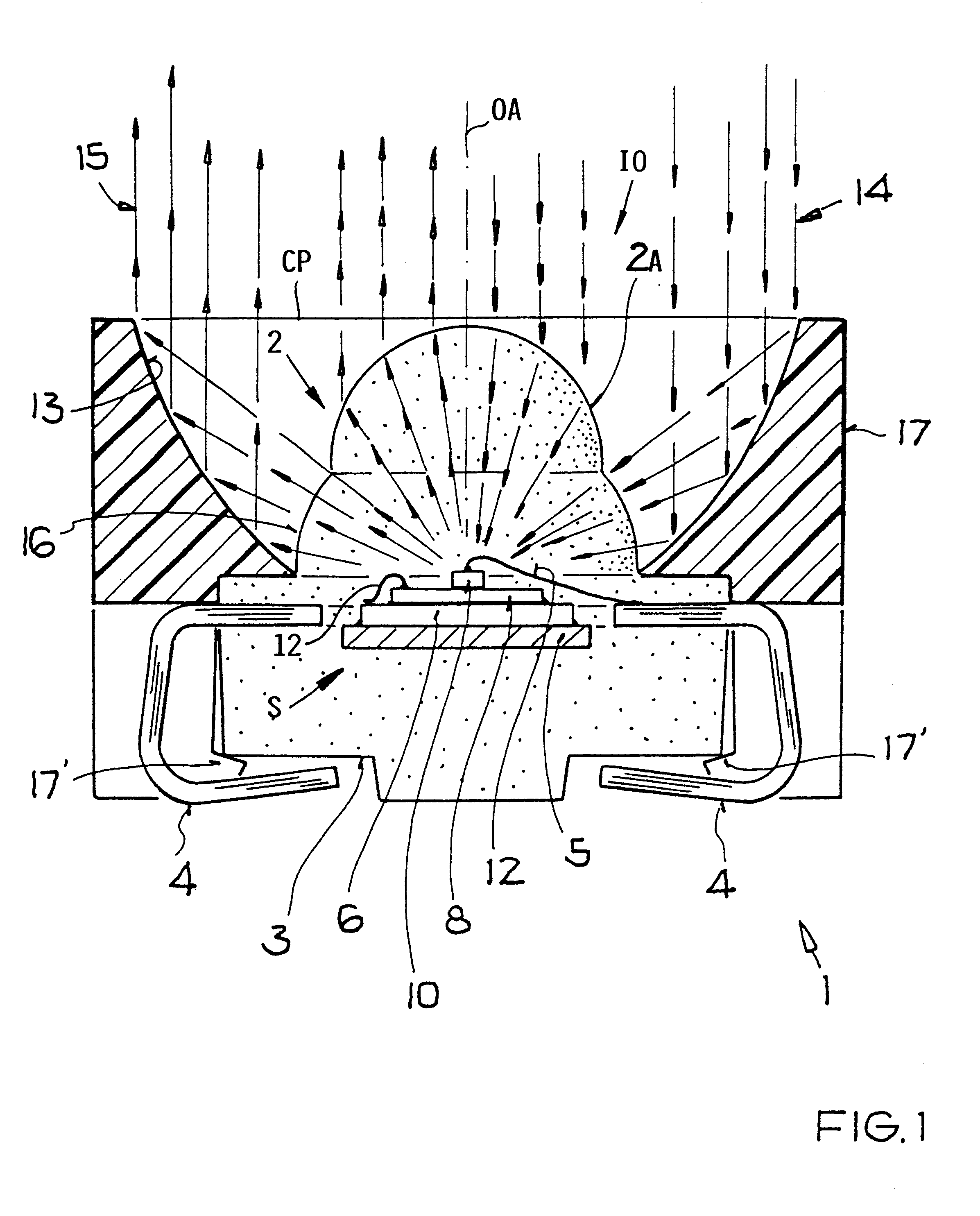 Component for optical data transmission