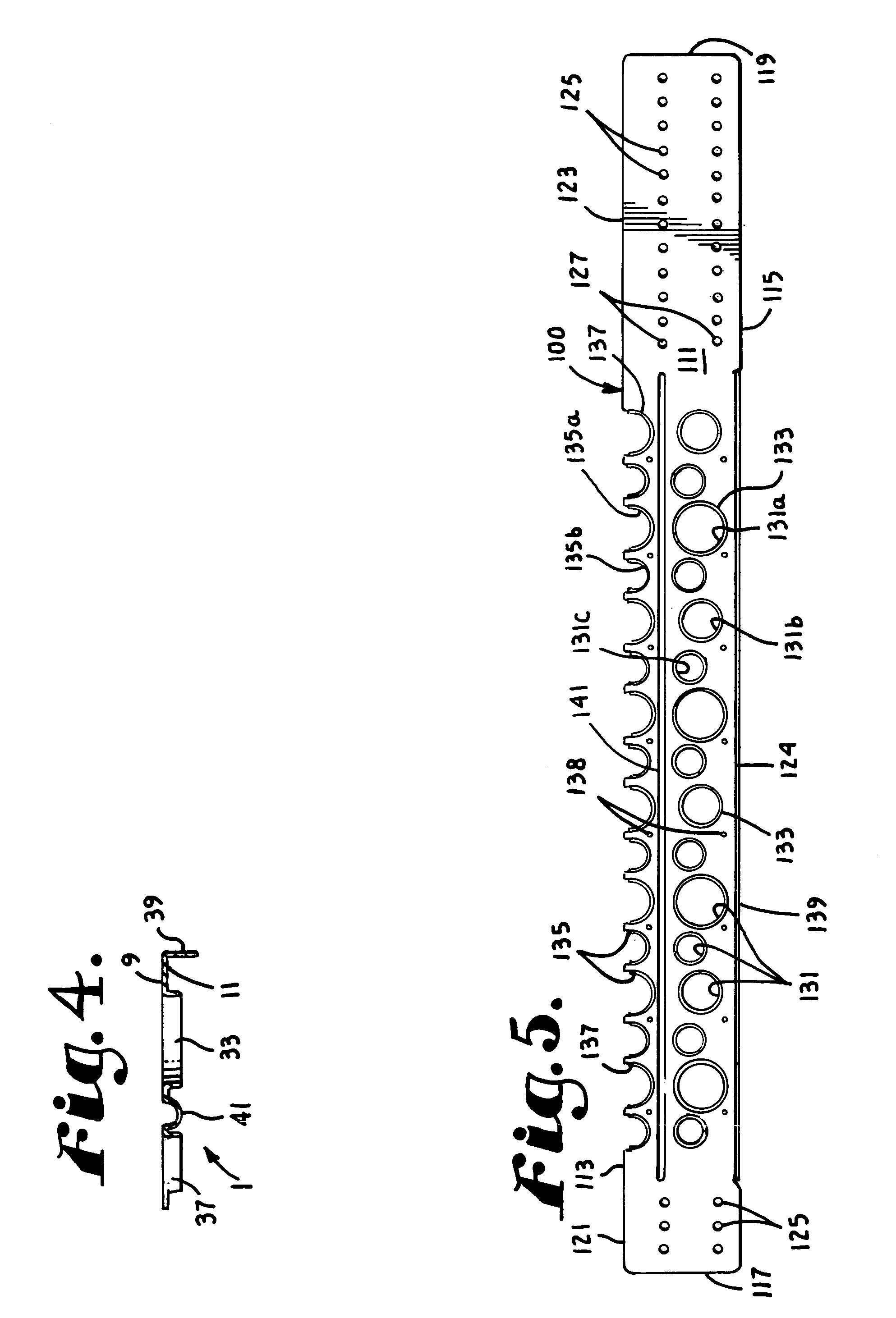 Notched plumbing support bracket