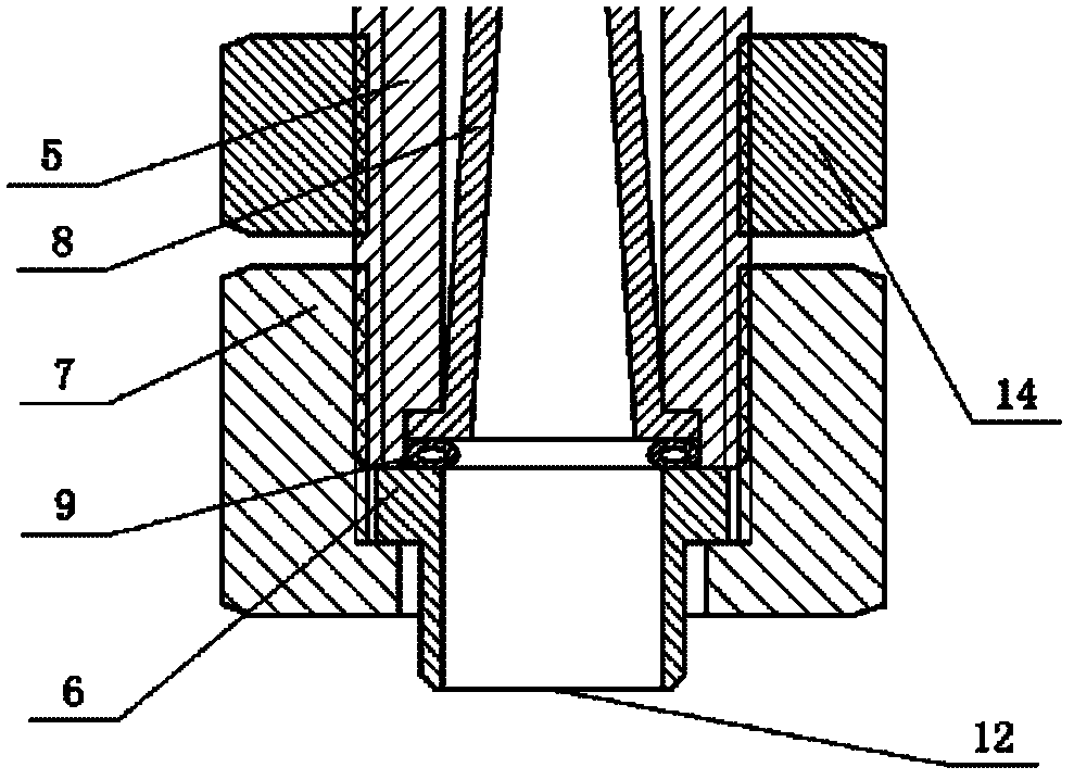 Circulating accelerating pipe used in annular fluidized bed reactor