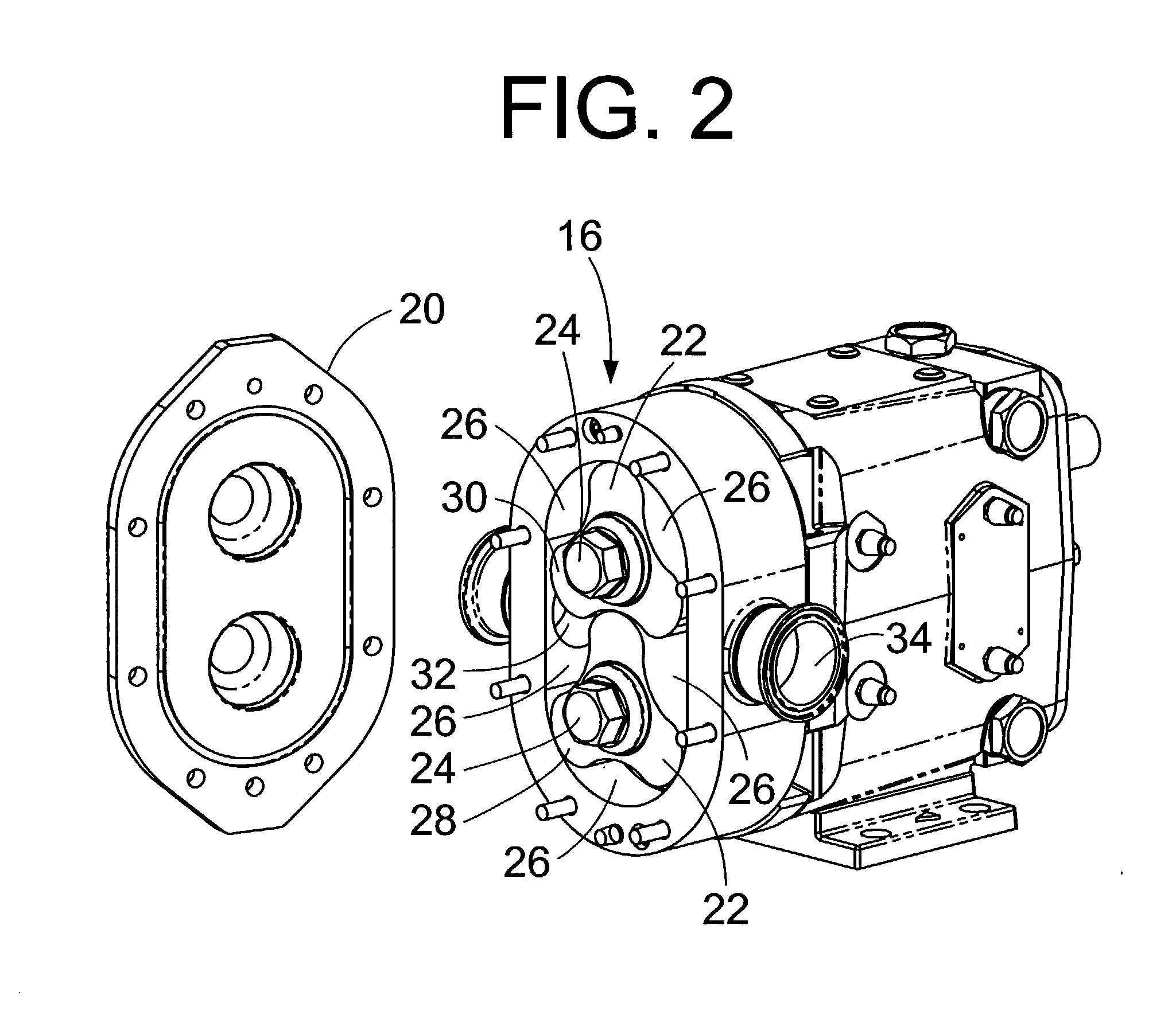 Method and apparatus for timing rotors in a rotary lobe pump