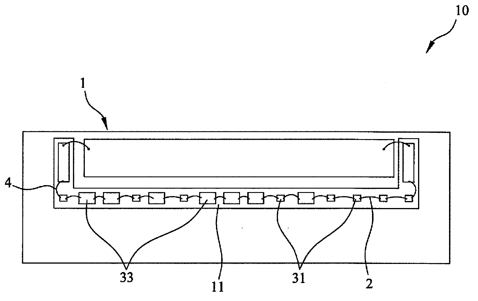 Integration multi-layer type LED lamp tube with bridging unit