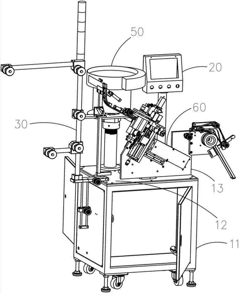 Zipper slider inverted inserting machine with slider forward-inserting zipper tape