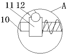 Tablet grinding device conveniently used for pediatric nursing