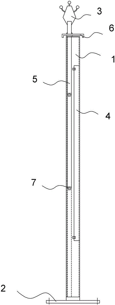 Folding easy-maintenance street lamp