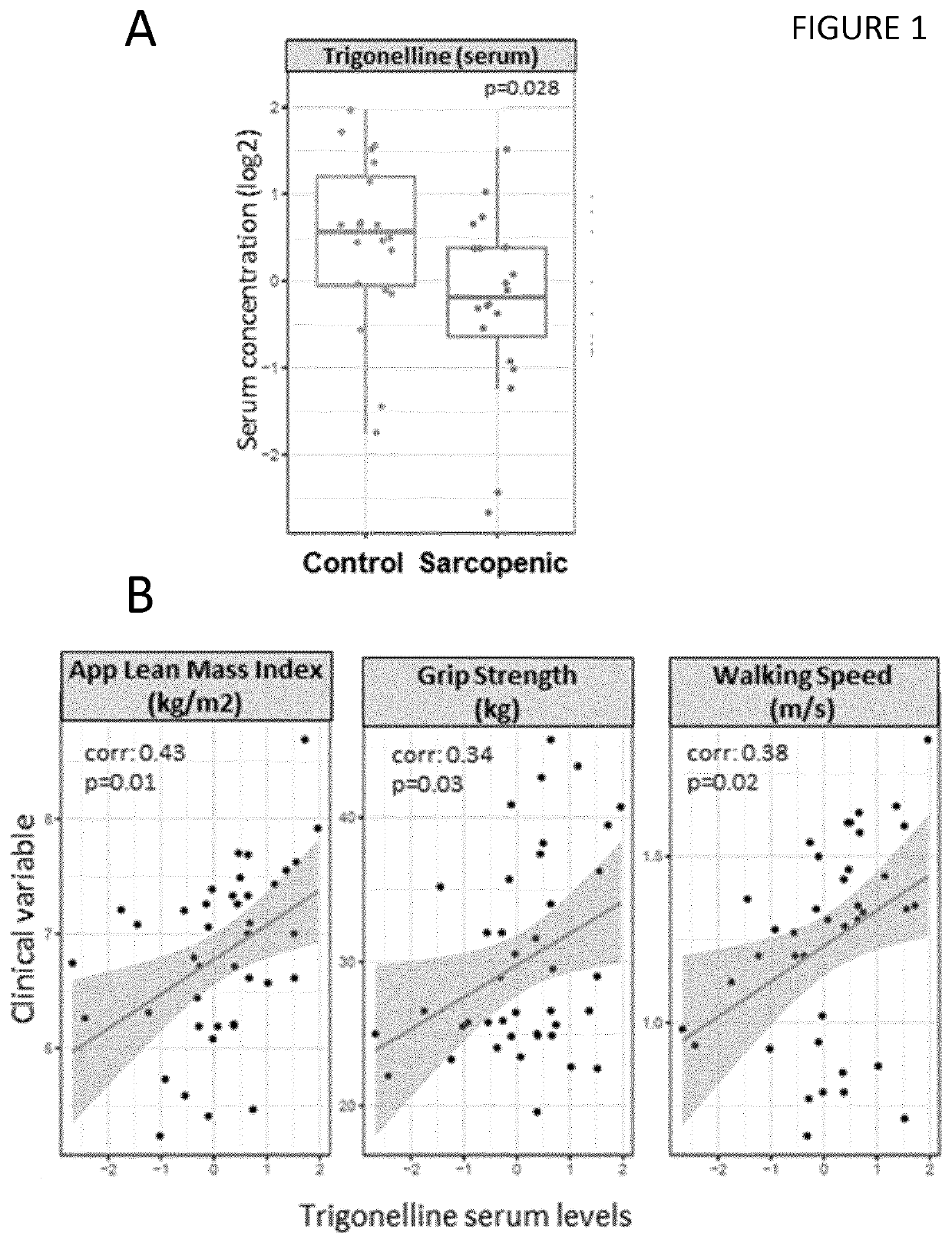 Methods to predict risk of and to stratify sarcopenia and nad deficiency