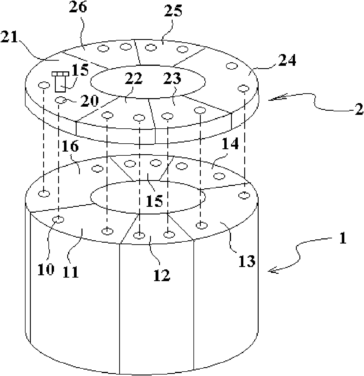 Graphite anode and replacing method thereof