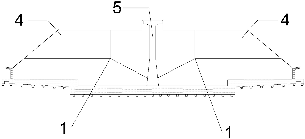 Method for determining reserved position of construction joint of reinforced concrete retaining wall