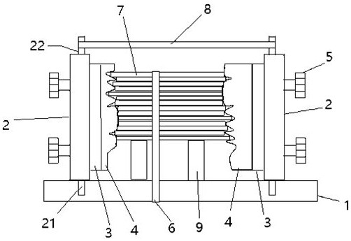 Damage protection device and method for aluminum alloy plate transportation