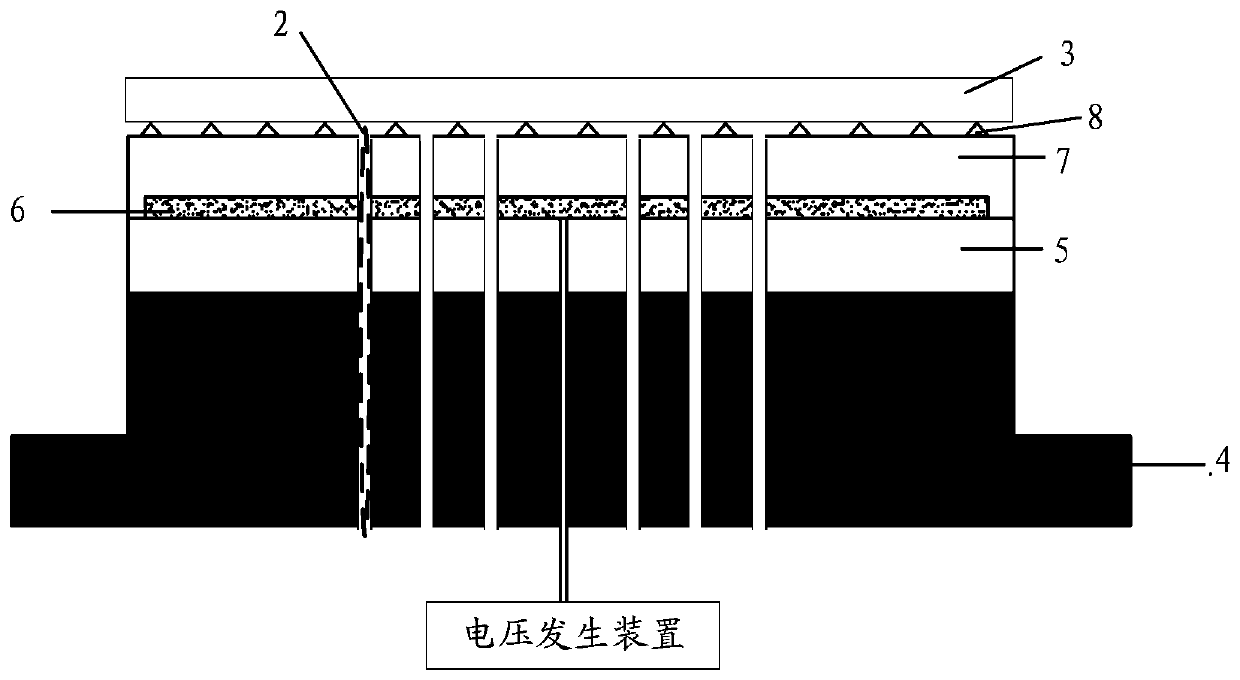 A lower electrode, dry etching equipment