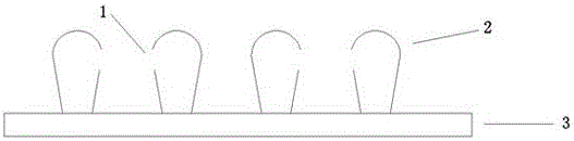 Heat-melt hook degradable PLA magic tape and manufacturing method thereof