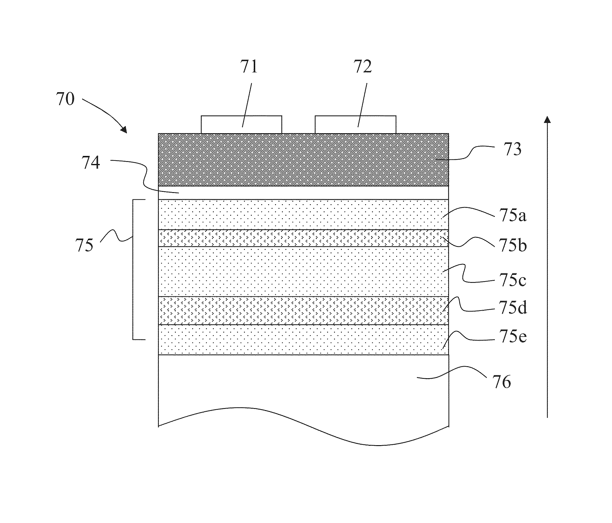Laterally coupled bulk acoustic wave filter with improved passband characteristics