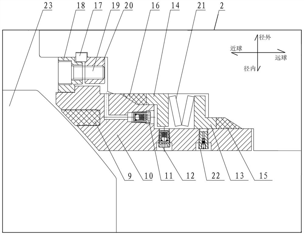 Pressure self-balancing bidirectional sealing valve seat structure